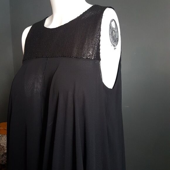 Marciano Sparkly Black Party Dress - Picture 6 of 7